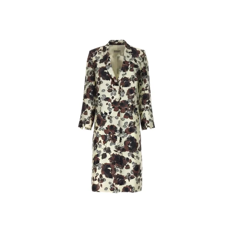 Alberto Biani Trench Coat Women's Multicolor-0