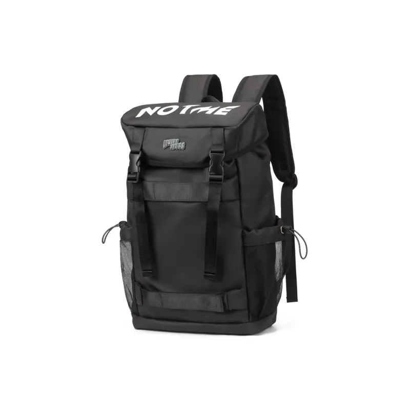 LOVERPUSS Fabric Backpack Men's Cool Black-1