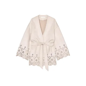 ZARA Trench Coats Women's White