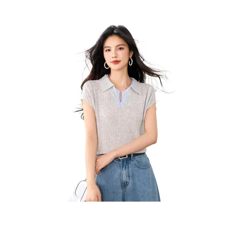 La Chapelle T Shirts Women's Gray
