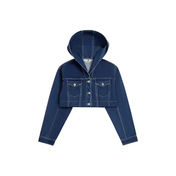 CALLED BACK Denim Jacket Women's Blue