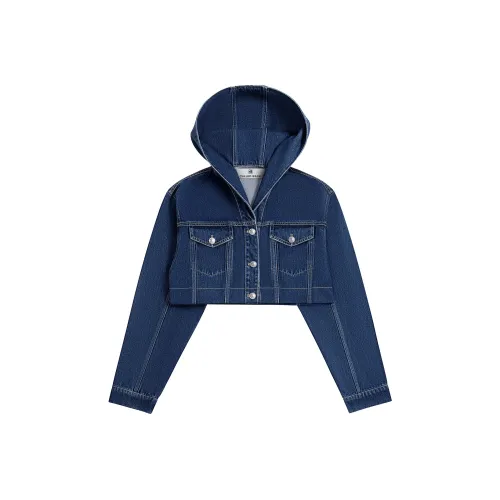 CALLED BACK Denim Jacket Women's Blue