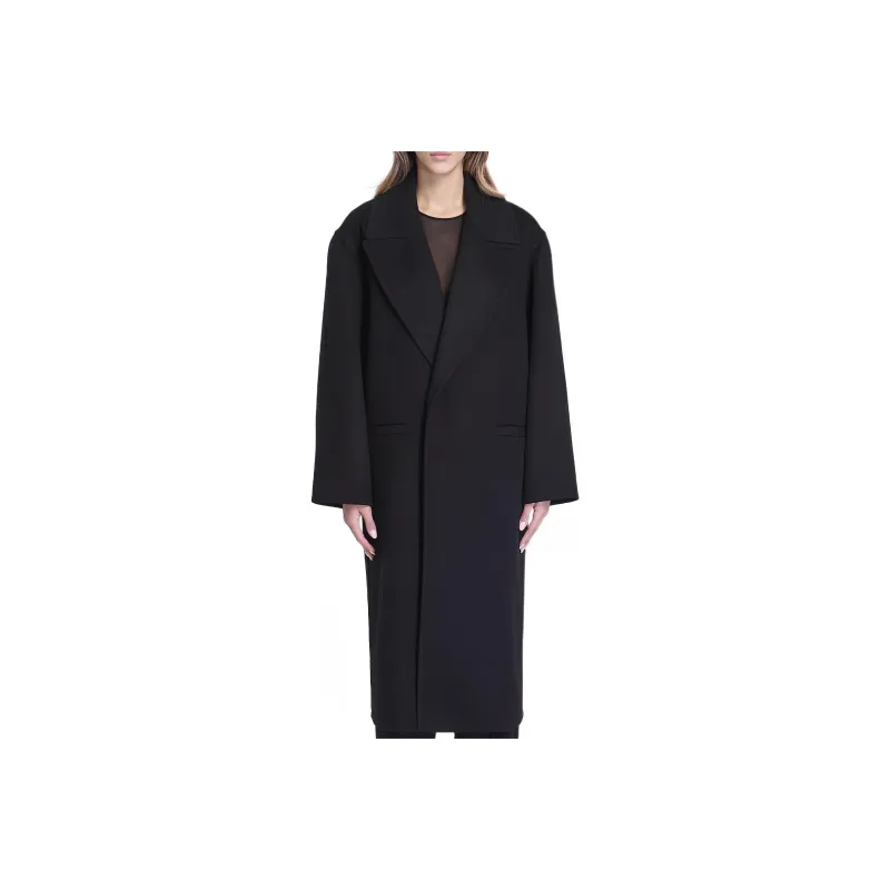 SAINT LAURENT Oversized Long Sleeved Coat-0