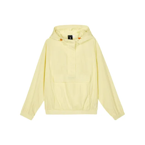 Skechers Trench Coat Women's Snow Pear Ice Cream Yellow