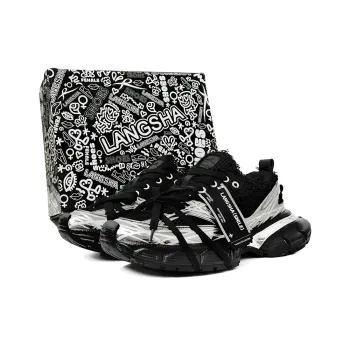 Lanza M.S.R Collection Slip Resistant, Abrasion Resistant, Breathable, Height Increasing Low Top Chunky Sneakers Unisex