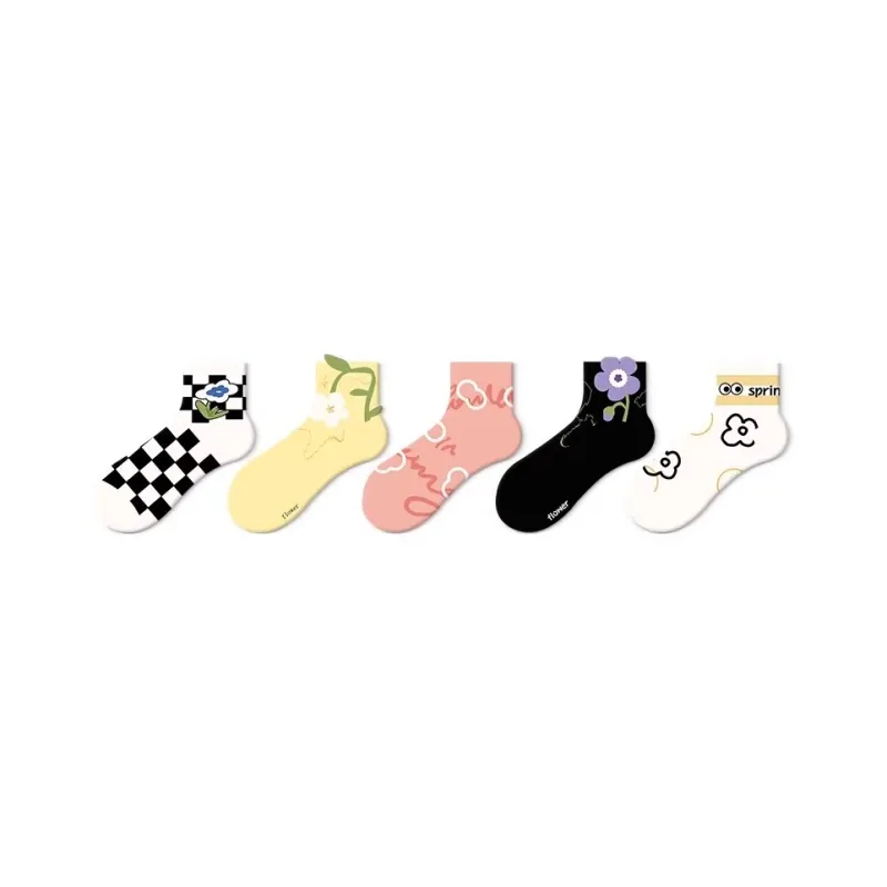 JKN Mid Calf Socks Women's 5 Pack-16