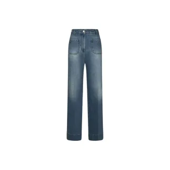 Victoria Beckham Alina Wide Leg Jeans