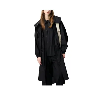 UNIQLO U Collection Trench Coats Women's Black