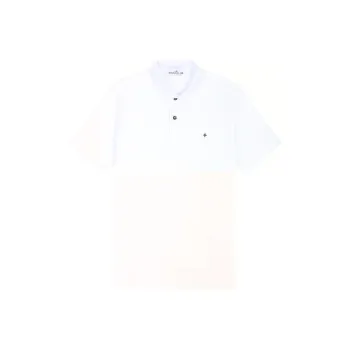 STONE ISLAND Logo embroidered Polo Shirt