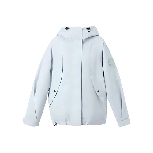 3COLOUR Waterproof Windbreaker Jacket Women's Glacier Blue