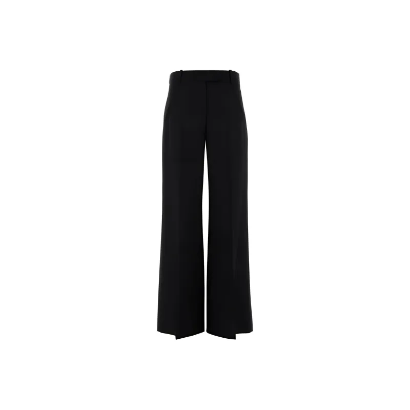 Alexander McQueen High Wasit Wide Leg Trousers-0