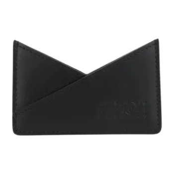 MM6 Maison Margiela Calfskin Card Holder Men's Black