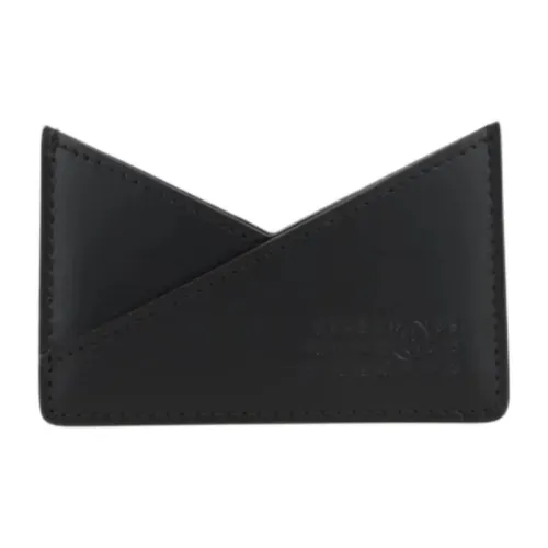 MM6 Maison Margiela Calfskin Card Holder Men's Black