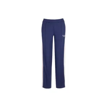 SPORTY & RICH Logo embroidered Stripe detailing Track Pants