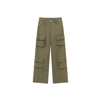 CHUU Casual Pants Women's Army Green