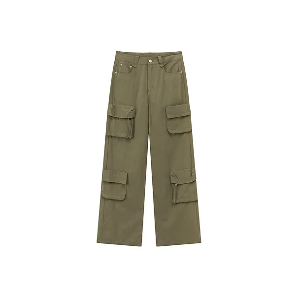 CHUU Casual Pants Women's Army Green-0