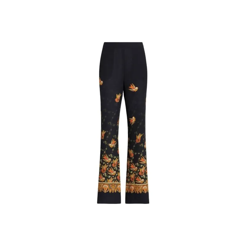 ETRO Paisley Printed Straight Leg Trousers-0