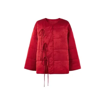 COCOON Puffer Jacket Women's Red