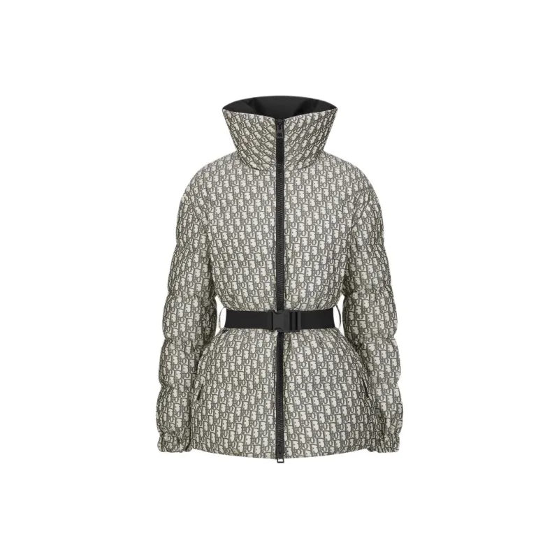 DIOR FW24 Puffer Jacket Women's Gray-0
