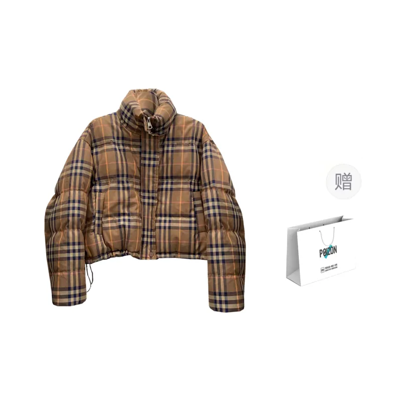 TORIGHT Puffer Jacket Women's Plaid-2