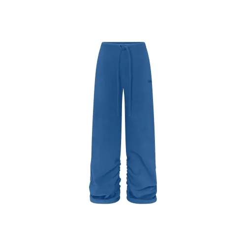 SKIMS FW24 FLEECE LOUNGE OVERSIZED PANT Casual Pants Women's AZURE/Sky Blue
