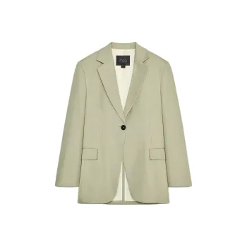 ZARA ZW Series Business Suit Women's Lake Green