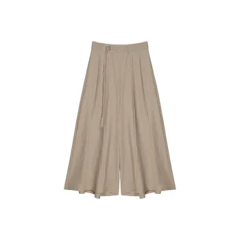 MUKOK Casual Pants Women's Khaki Brown