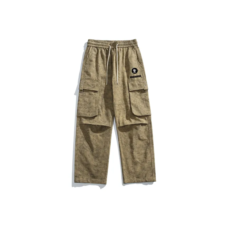ROBINHOOD Casual Pants Unisex Khaki-0