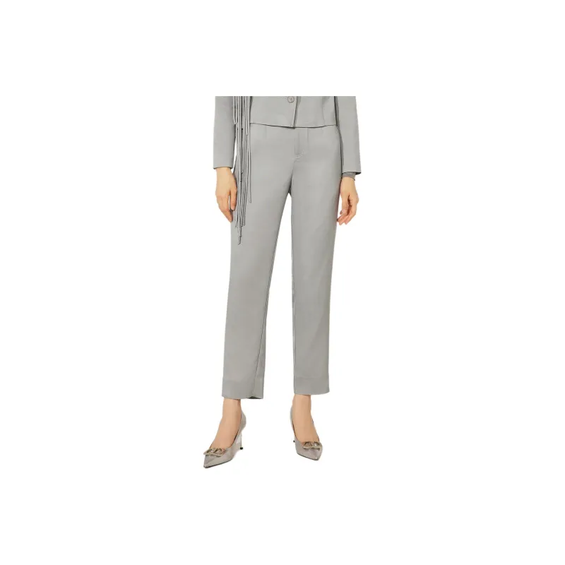 BBLLUUEE Casual Pants Women's Mist Gray-0