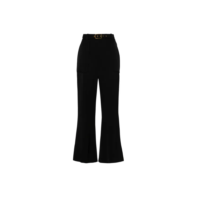 Zimmermann SS24 Casual Pants Women's Black-0