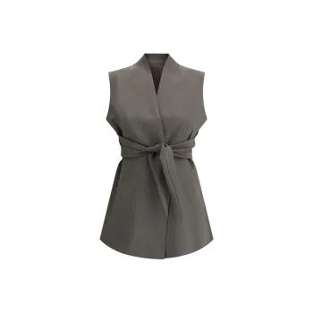 RICK OWENS/RO Vest Women's Gray