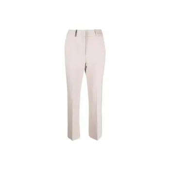 PESERICO High waist Straight leg Trousers