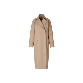 TOTEME Collared Button Up Trench Coat