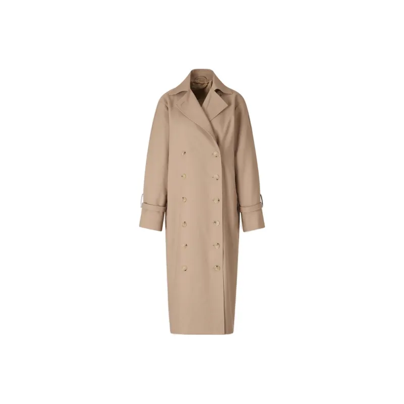 TOTEME Collared Button Up Trench Coat-0