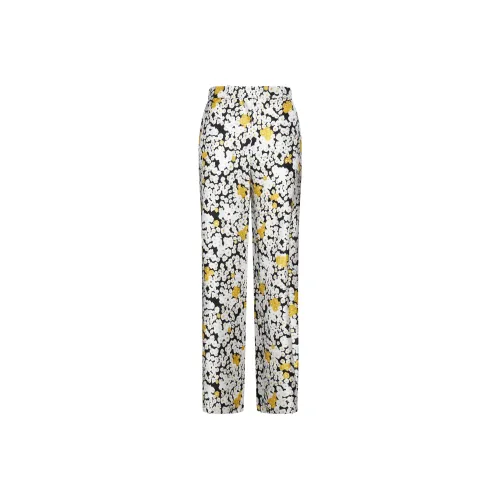 Lanvin High Waist Floral Printed Trousers