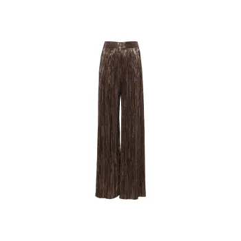 SABINA MUSAYEV Liroy Pleated Straight-leg Trousers