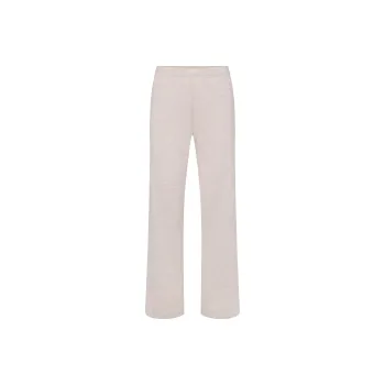 SKIMS Fake Day Collection FW24 COTTON RIB PANT Casual Pants Women's Heather Oatmeal/Stone Elegance Oatmeal