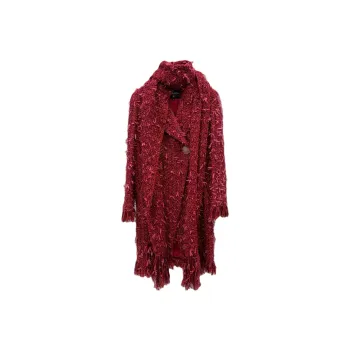 CHANEL Coats Women's Red