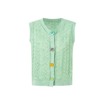 Self Who Vest Women's Jialing Aqua Green
