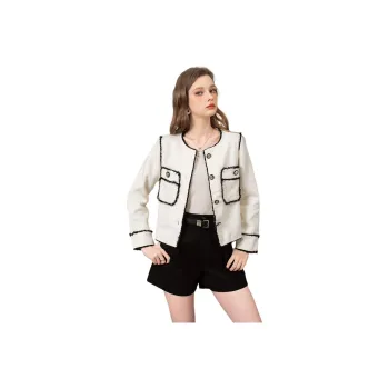 BANANA BABY Cropped Coat Women's White