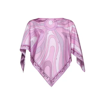 EMILIO PUCCI Marmo And Orchidee print Top