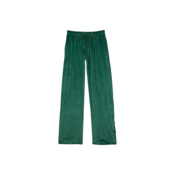 Victoria's Secret PINK Casual Pants Women's Satin Green