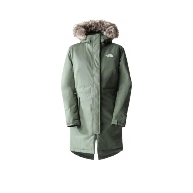 THE NORTH FACE Zaneck W RECYCLED THYME Parka Coat Women's Green-0