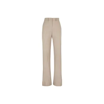 FENDI Mélange effect Straight leg Wool Trousers