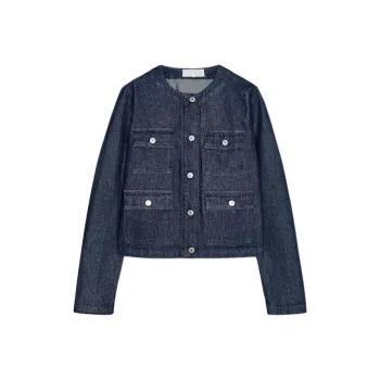 ZARA Trf Denim Jacket Women's Blue