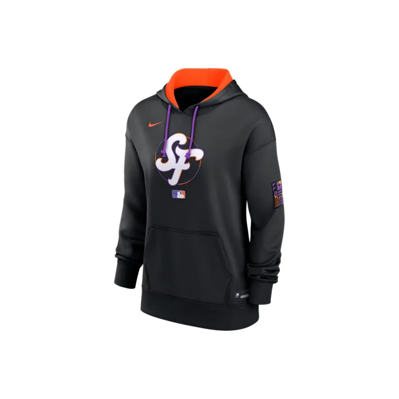 Nike San Francisco Giants Authentic Collection City Connect Women's Nike Therma Mlb Pullover Hoodie-0