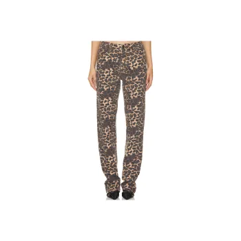 Lioness SS24 Casual Pants Women's Leopard Print