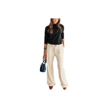 Sézane Casual Pants Women's White