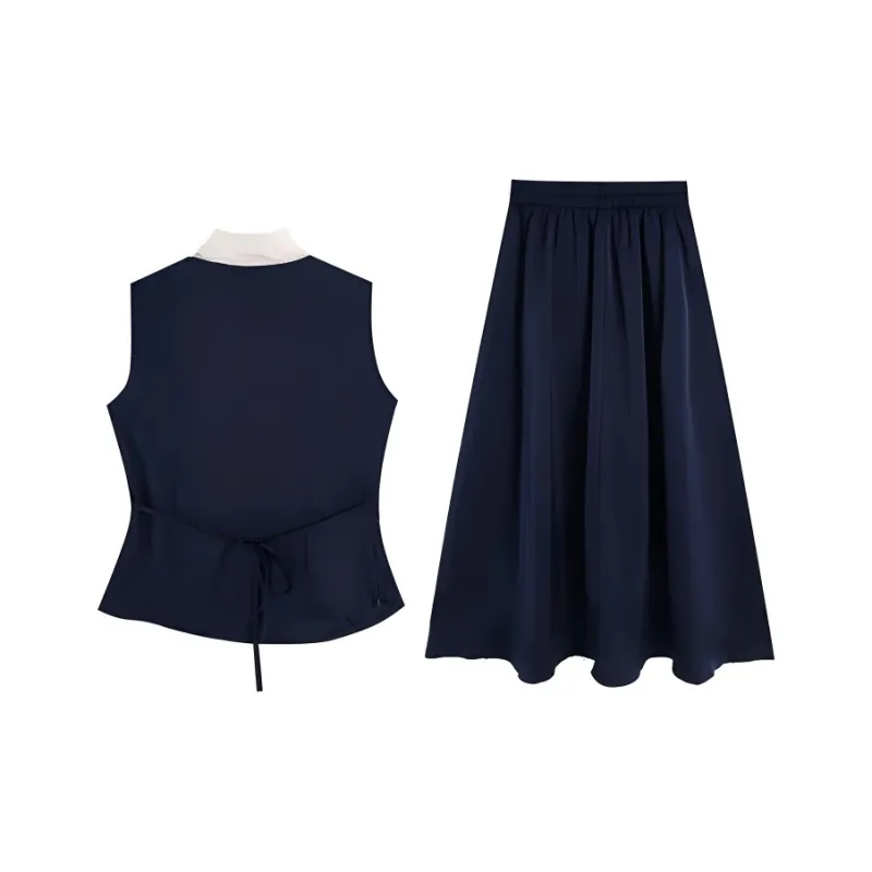 KUNZHUDAXIANG Skirt Set Women's-5