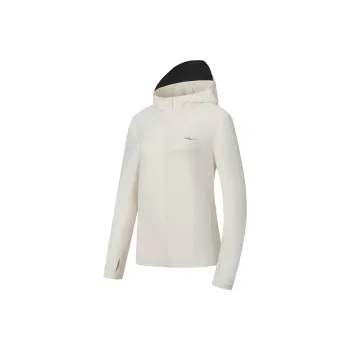 Erke Cooling Super Light UV Protection Sun Protection Clothing Women's DS Cheese White